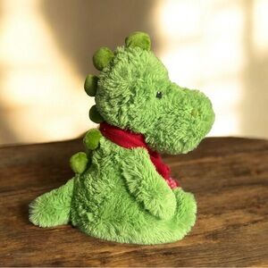 Chance & Friends Holiday "Fortune"  13.5" Plush Dinosaur XL Dog Toy Squeaks